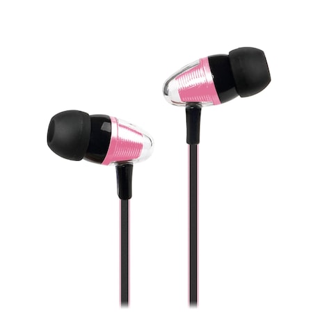 Element 3.5mm In Ear Wired Headphones Pink